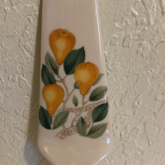 Andrea By Sadek Partridge in a Pear Tree Cake Plate & Server 1991 Japan - Picture 3 of 9